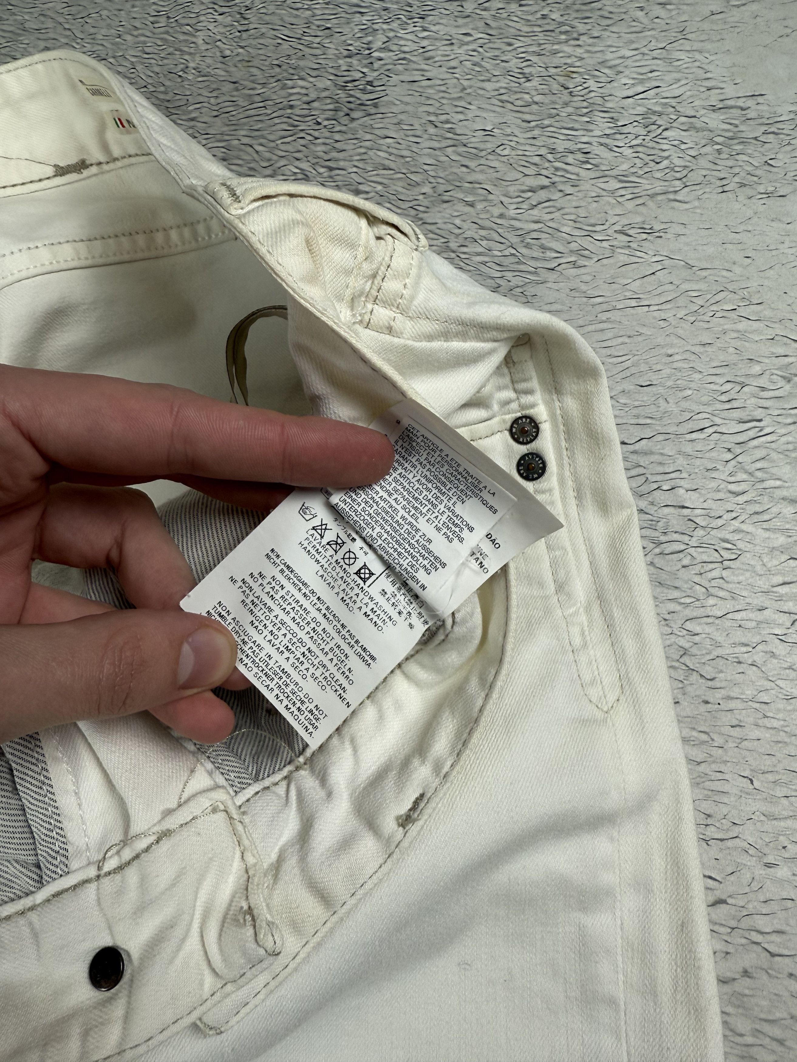 Replay Replay Carmelo Jeans White Back Logo Made In Italy Straigth Size US 36 / EU 52 - 10 Thumbnail
