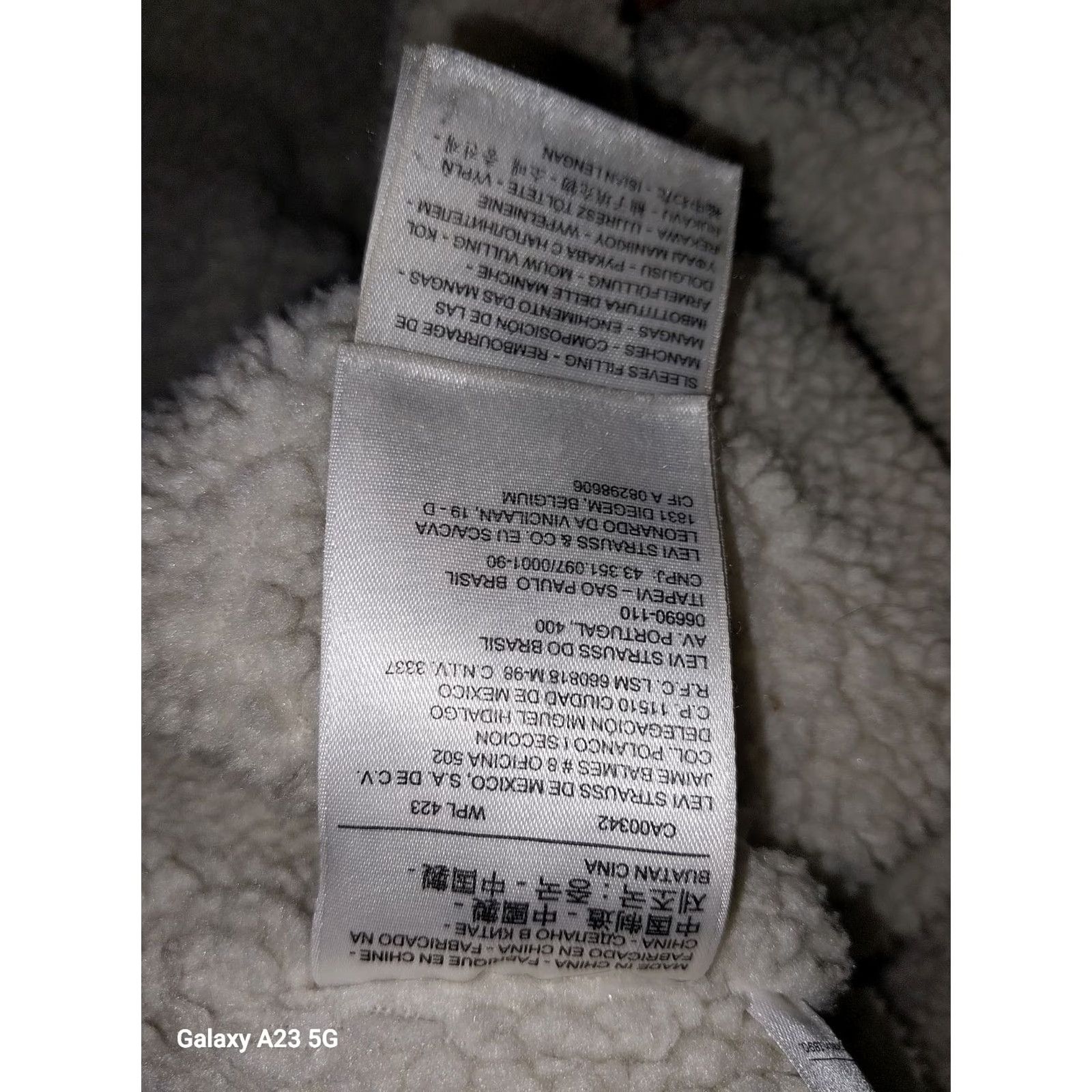 Levi's Levi's Denim Jacket Bomber Lined Sherpa Size S Men Blue Size US S / EU 44-46 / 1 - 4 Thumbnail