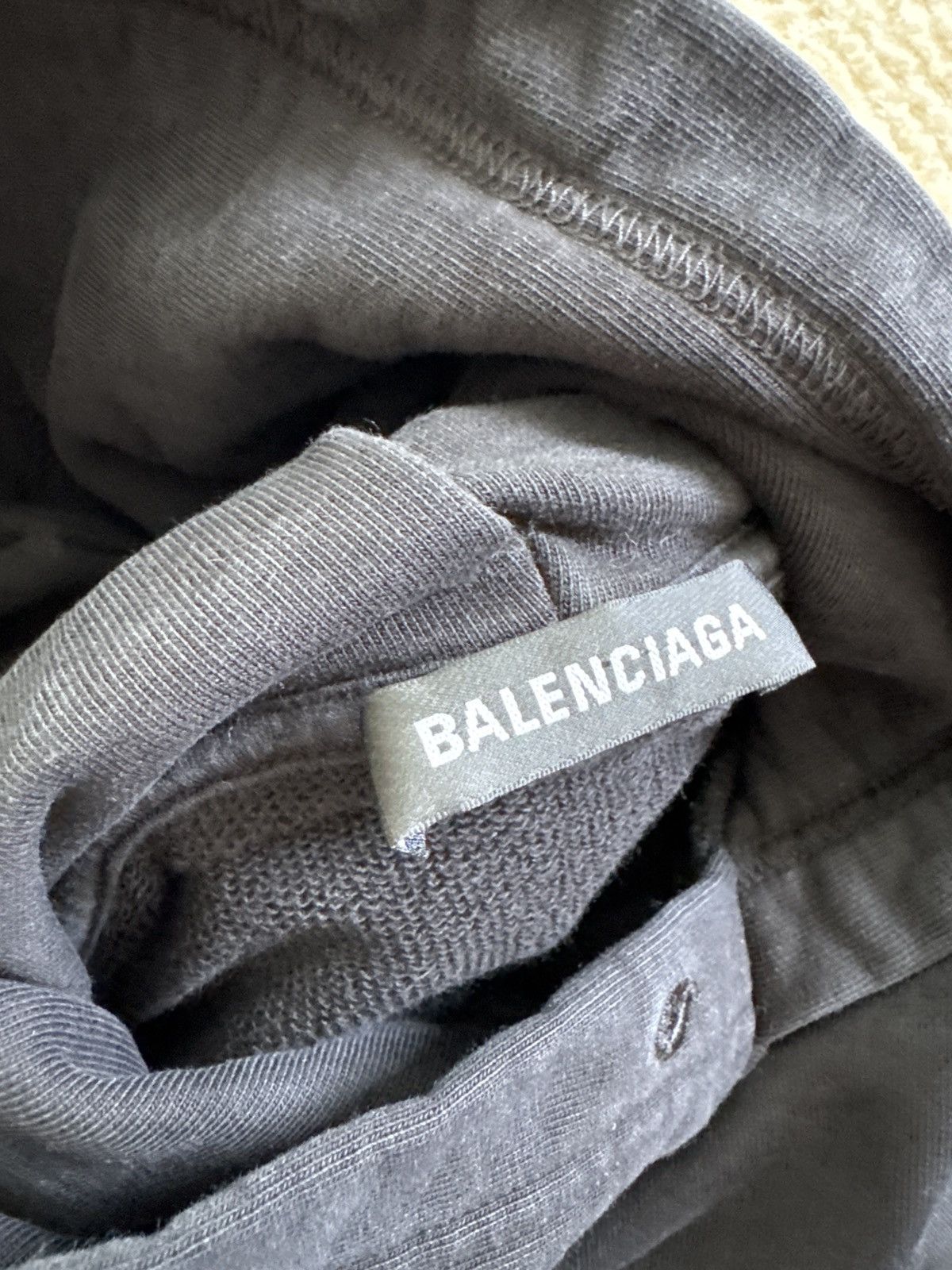 Balenciaga Balanciaga Logo Hoodie in Black Size US M / EU 48-50 / 2 - 3 Thumbnail