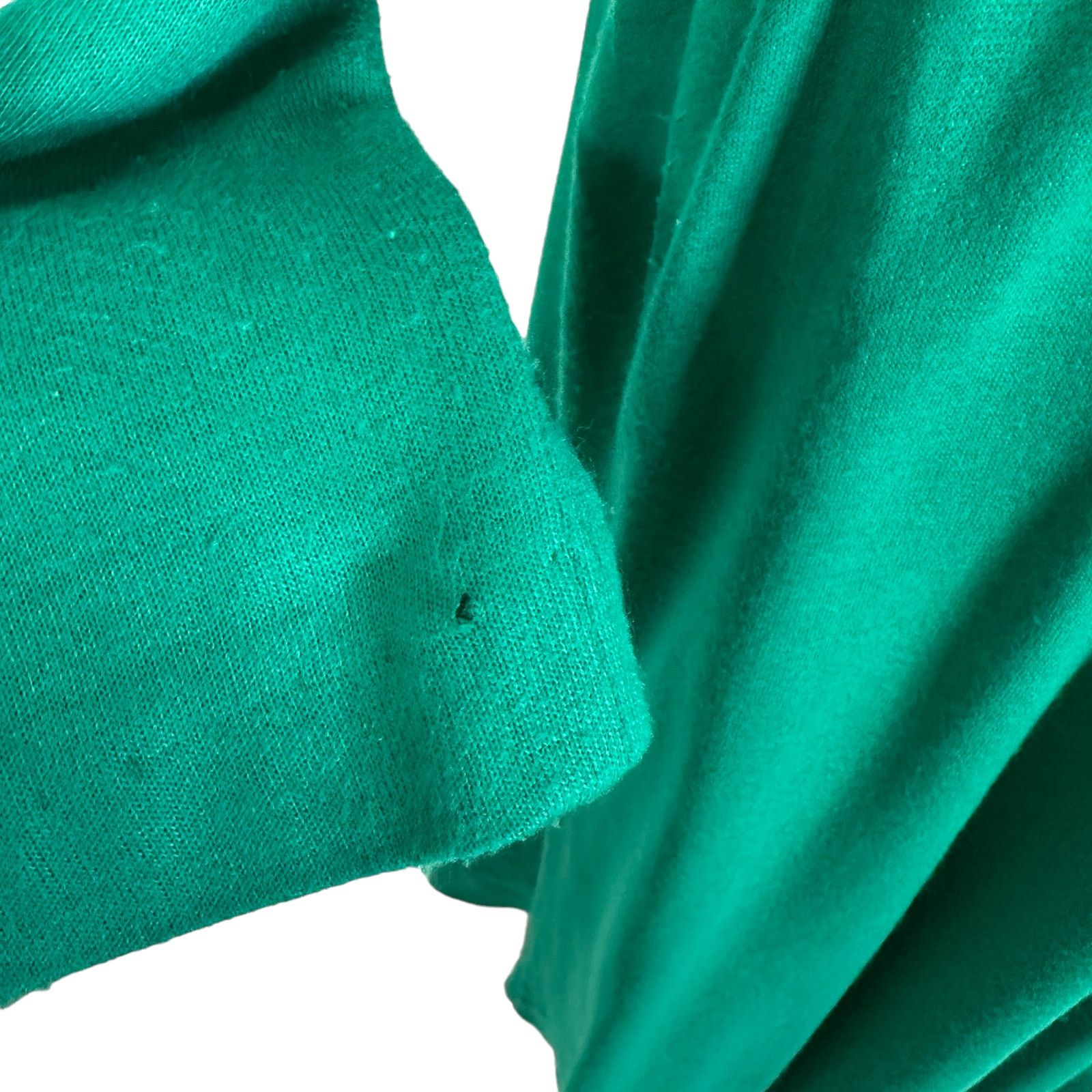 Vintage Vintage 1980s Emerald Green Tutrtleneck knit Midi Dress M Size M / US 6-8 / IT 42-44 - 11 Thumbnail
