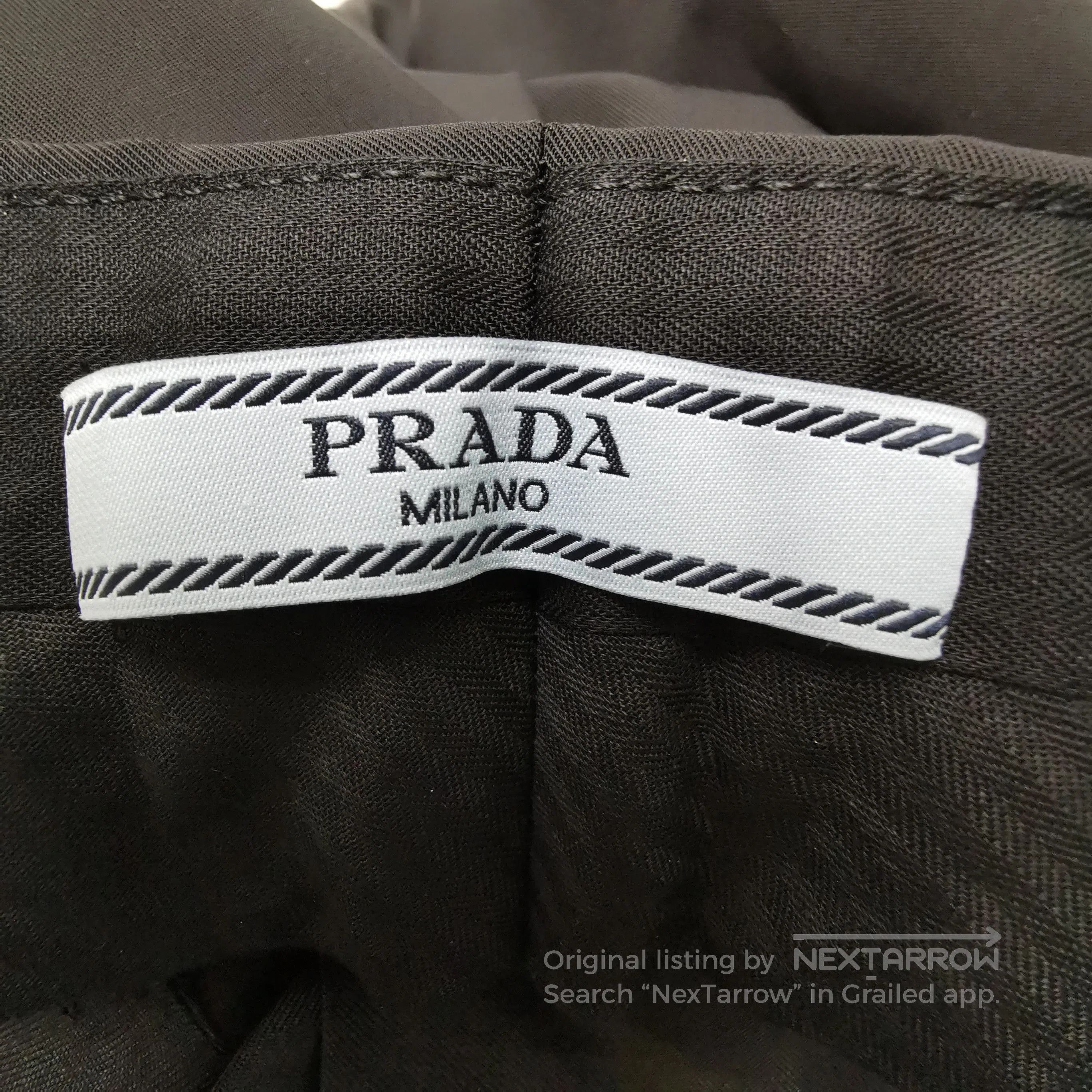 Prada Prada Black Straight. Size 23" - 4 Thumbnail
