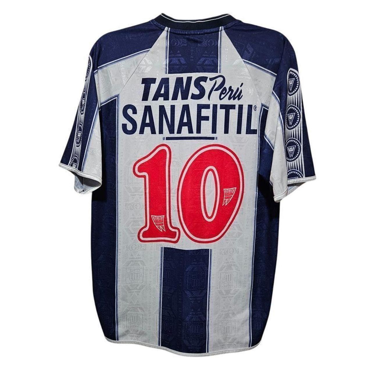 Vintage Walon Alianza Lima Peru Soccer Jersey #10 Vintage Shirt Size US L / EU 52-54 / 3 - 2 Thumbnail