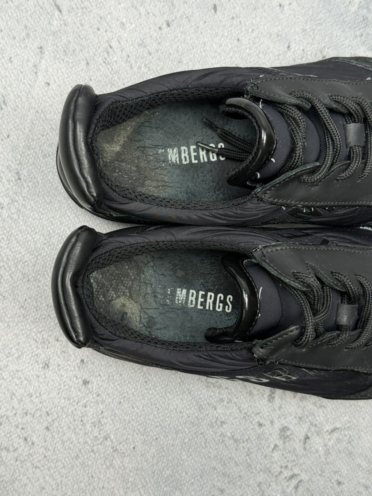 Dirk Bikkembergs Vintage Bikkembergs Black Sneakers Bold Logo Rare Design Size US 8 / EU 41 - 11 Thumbnail
