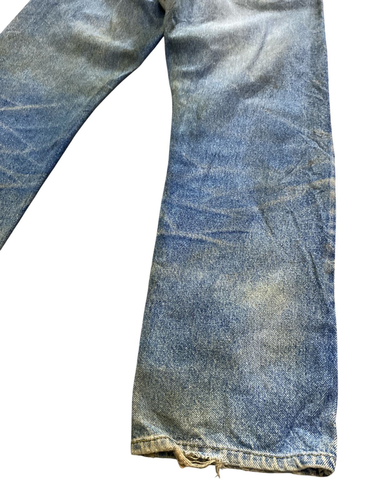 Lee × Vintage Vintage 80s Lee Rider Denim Distressed Size US 29 - 10 Thumbnail