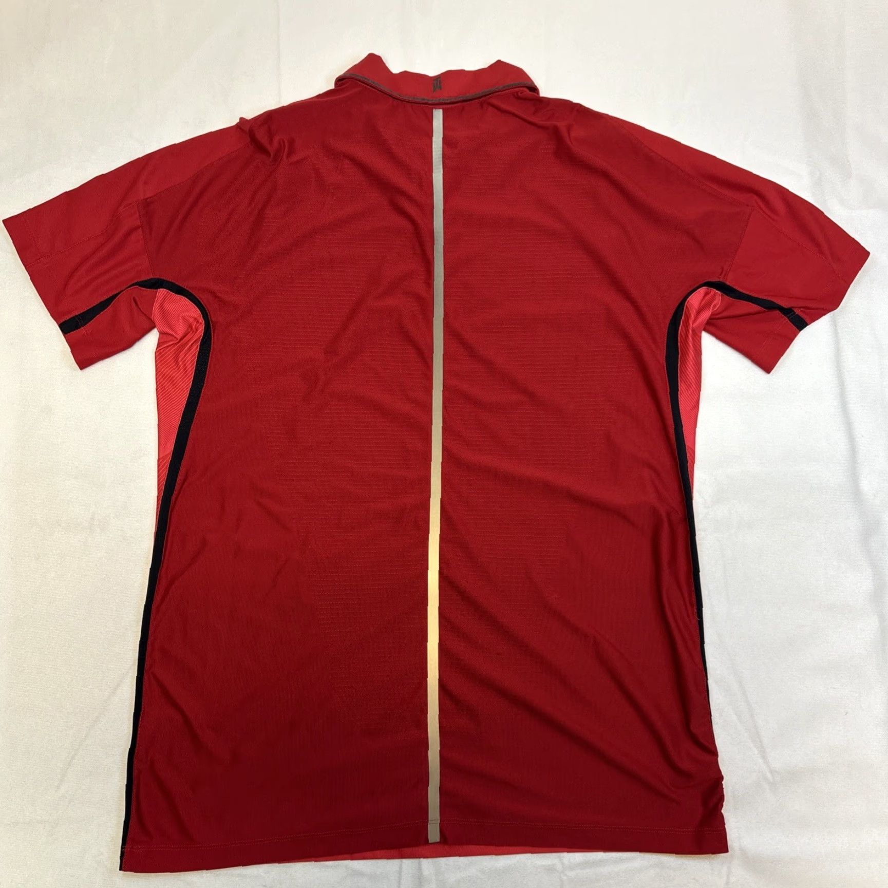 Nike VINTAGE Nike Tiger Woods Polo Shirt Mens M Red DRI-FIT Golf Shirt Size US M / EU 48-50 / 2 - 7 Thumbnail