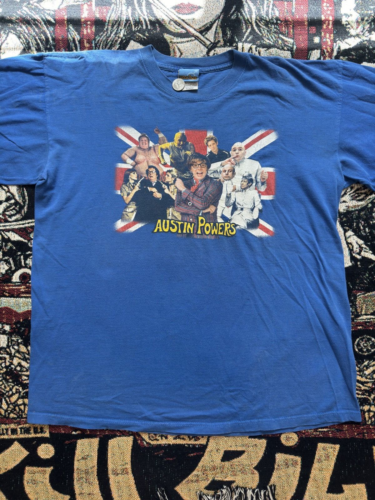 Vintage Vintage Austin Powers Shirt Size US XL / EU 56 / 4 - 1 Thumbnail