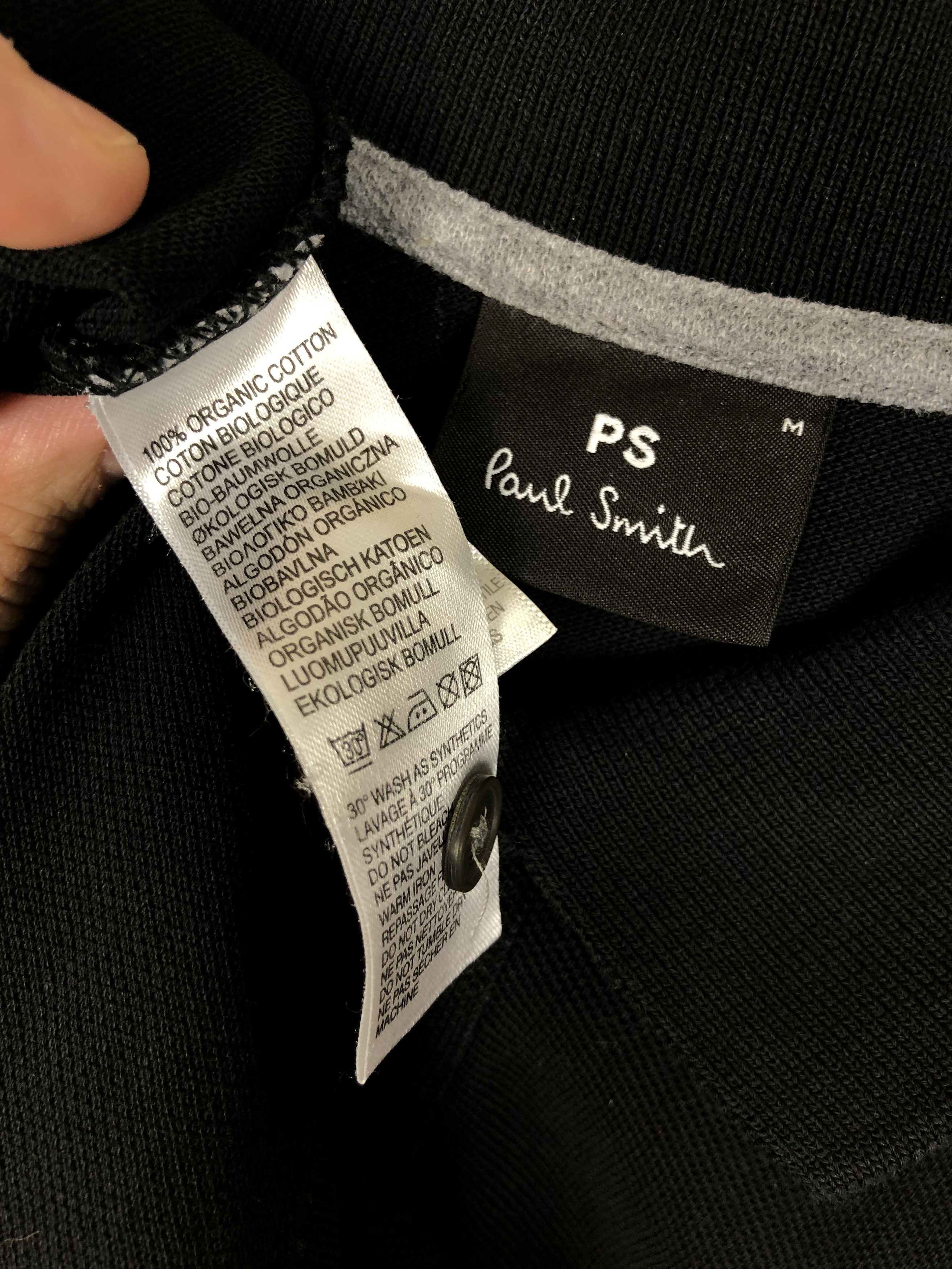 Paul Smith Paul Smith Long Sleeve Pullover Small Logo Black size M Size US M / EU 48-50 / 2 - 8 Thumbnail