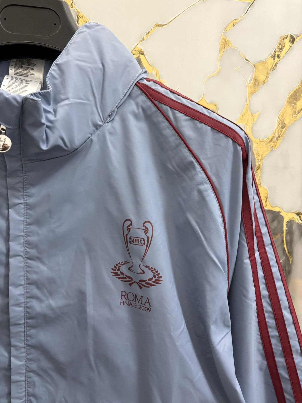 Adidas Windbreaker jacket champions league final 2009 NEW size L Size US L / EU 52-54 / 3 - 2 Thumbnail