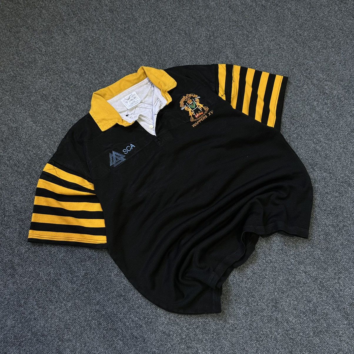 Le Grande Bleu (L.G.B.) VTG 18 Berry Hill RFC 1993 Wappers XV Polo Rubgy 90s USA Size US L / EU 52-54 / 3 - 2 Thumbnail