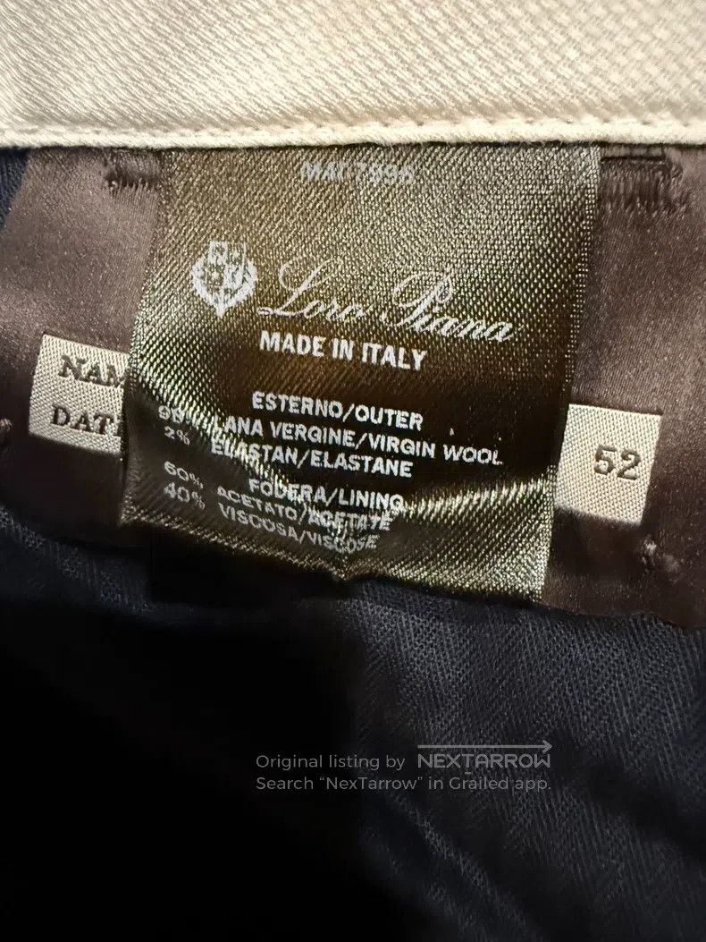 Loro Piana Loro Piana First cut wool pants Size 36" / US 14 / IT 50 - 3 Thumbnail