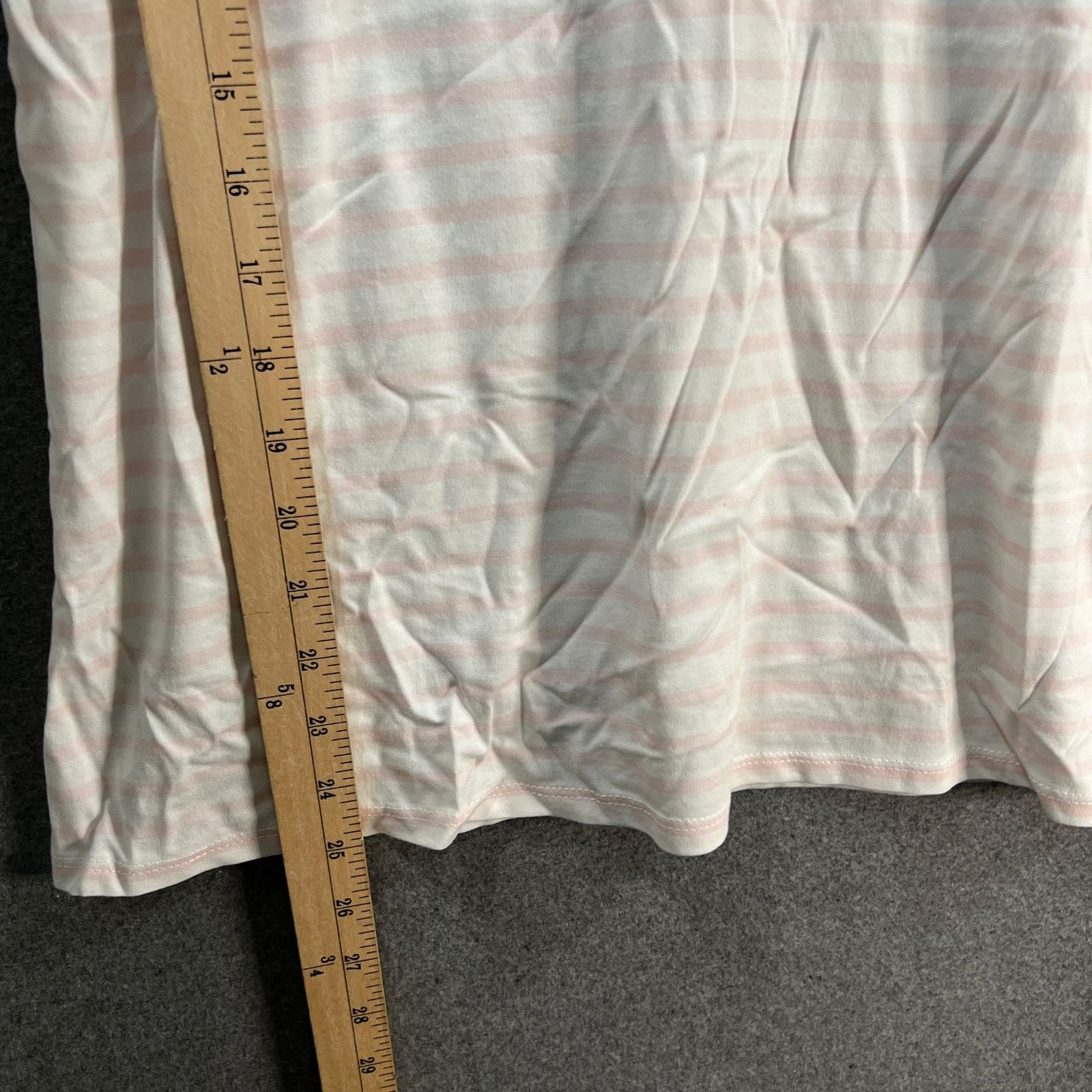 Other Laurie Felt Contrast Stripe V-Neck Tee Soft Pink, Small Size S / US 4 / IT 40 - 4 Thumbnail