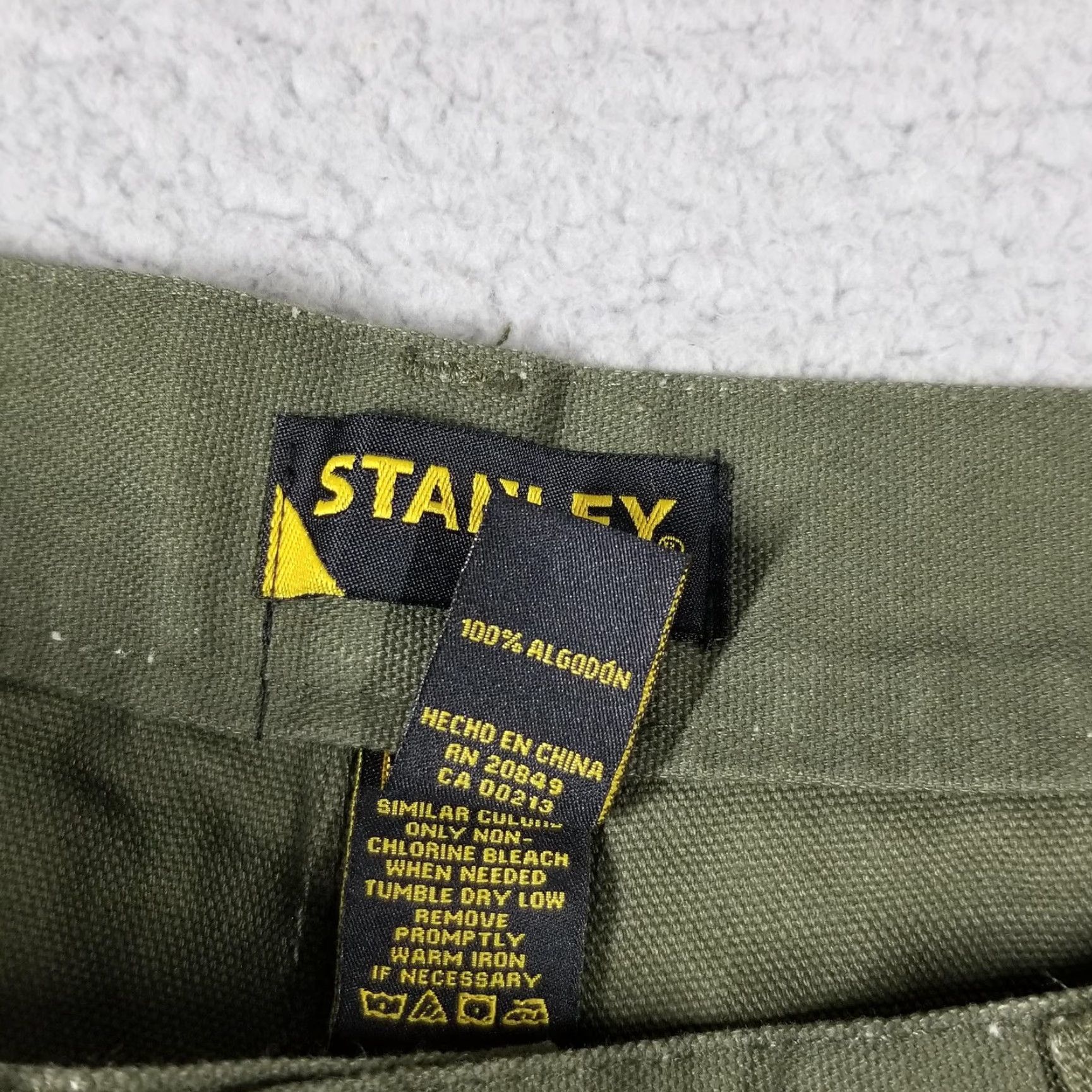 Vintage VINTAGE Stanley Canvas Utility Pant Mens 38x30 Workwear Relaxed Fit Straight Leg Moss Green Cotton 100% Front Pockets Boyt？ Size US 38 / EU 54 - 7 Thumbnail