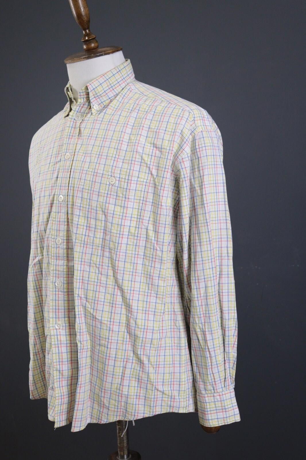 Ermenegildo Zegna Zegna Sport Soft Multicolor Check Oxford Shirt Size M 3 Size US M / EU 48-50 / 2 - 6 Thumbnail