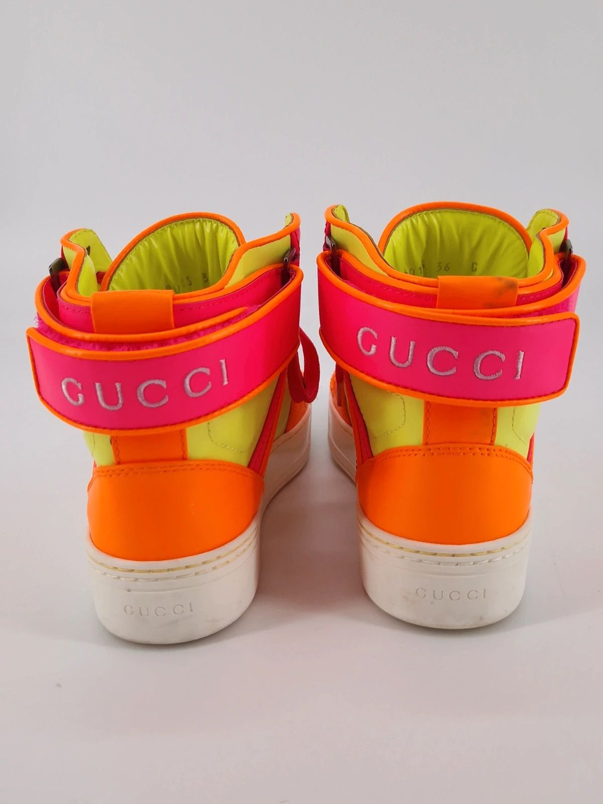 Gucci Gucci Neon Interlocking G Sneakers emo swag Size US 6 / IT 36 - 2 Thumbnail