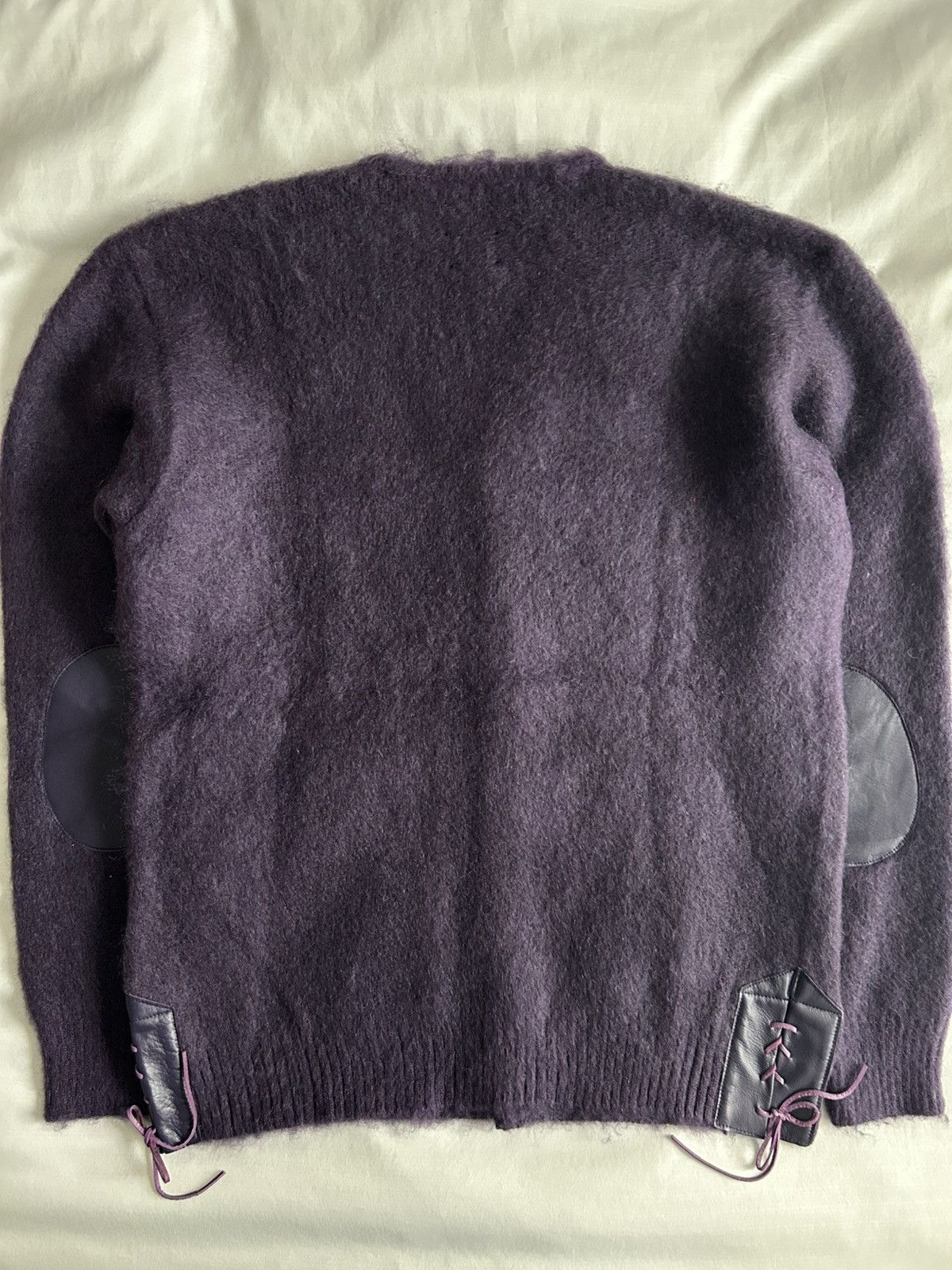 Needles Needles Mohair Cardigan Purple Wool Made in Japan Size US M / EU 48-50 / 2 - 10 Thumbnail