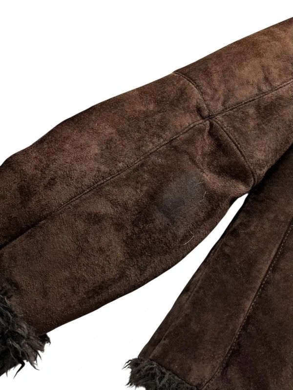 Vintage Y2K Suede Cropped Jacket Size XS / US 0-2 / IT 36-38 - 9 Thumbnail