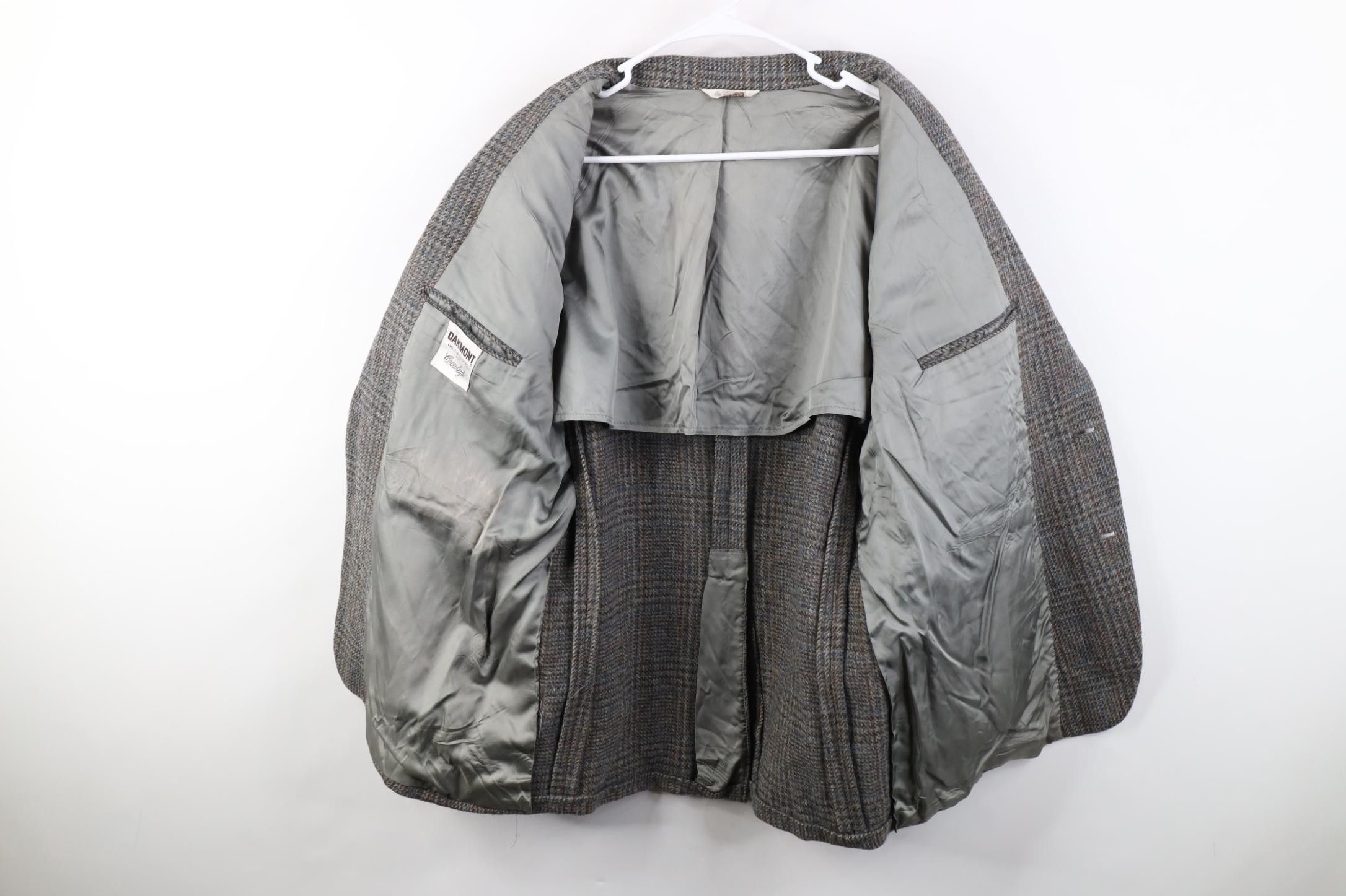 Vintage Vintage 70s Streetwear Suit Coat Blazer Jacket Plaid USA Size US XXL / EU 58 / 5 - 9 Thumbnail