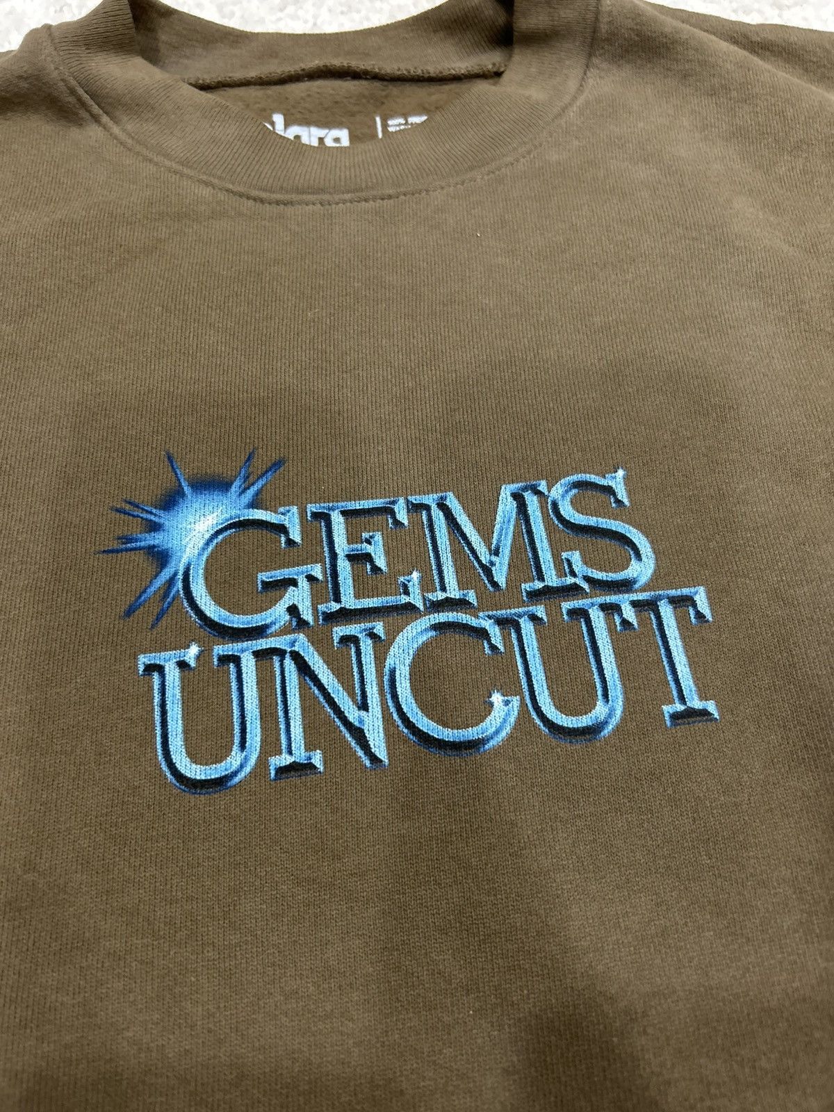 A24 Uncut gems back embroidery crewneck sweater BROWN LARGE A24 Size US L / EU 52-54 / 3 - 3 Thumbnail