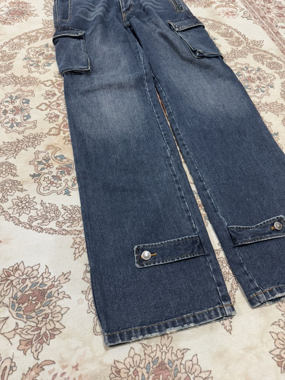 If Six Was Nine × Japanese Brand × Vintage Vintage Custom Culture Japan Cargo Jeans Size US 32 / EU 48 - 2 Thumbnail