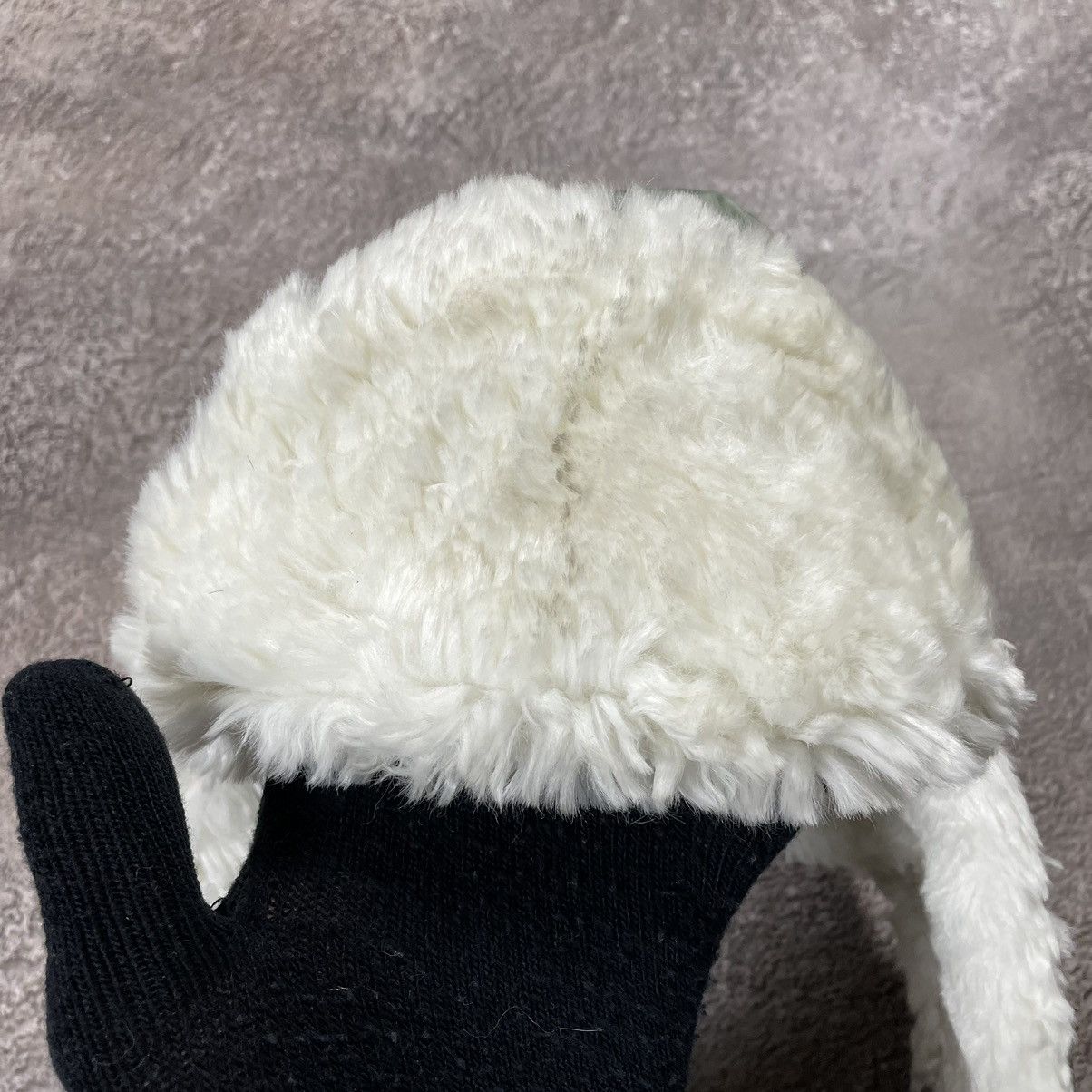 Vintage Vintage 90s Alt Mohair Faux Fur Beanie Ushanka Goth Slim OS Size ONE SIZE - 5 Thumbnail