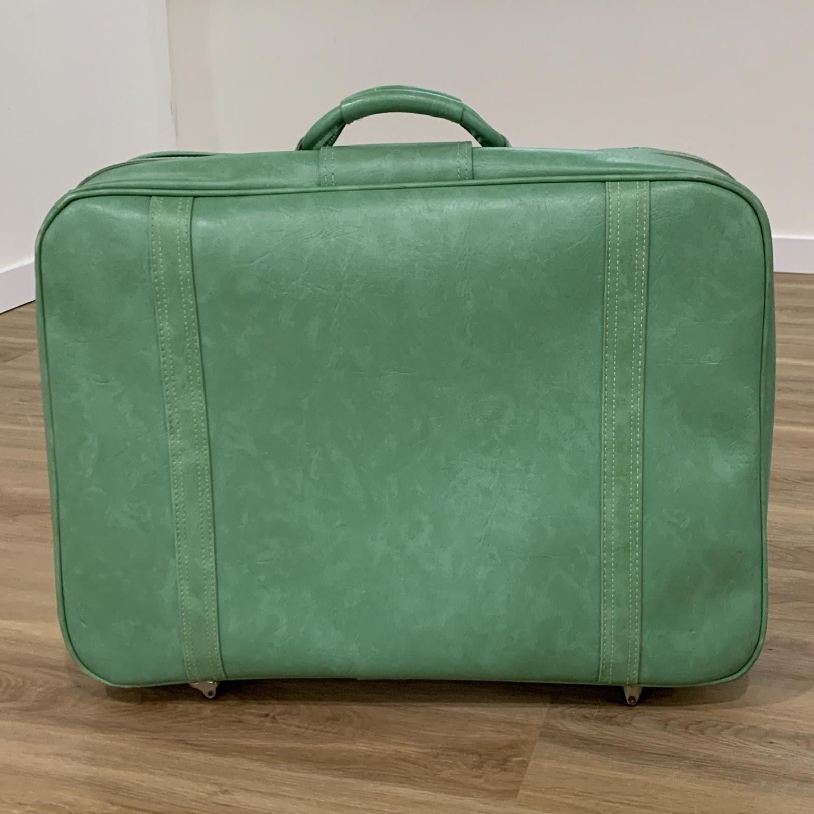 Samsonite Retro Luggage Vintage 1976 Samsonite Green Suitcase & More Size ONE SIZE - 6 Thumbnail