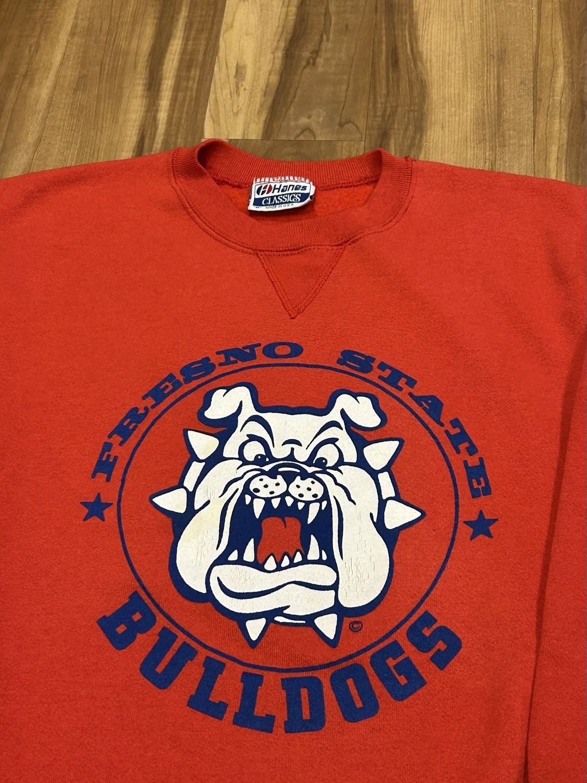 Hanes Vintage Fresno State Bulldogs CrewNeck Size US M / EU 48-50 / 2 - 2 Thumbnail