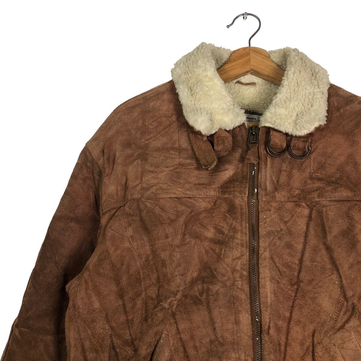 Japanese Brand 🔥Vtg Biker Leather Jacket Shearling Japan Pitch 45 Size US M / EU 48-50 / 2 - 7 Thumbnail