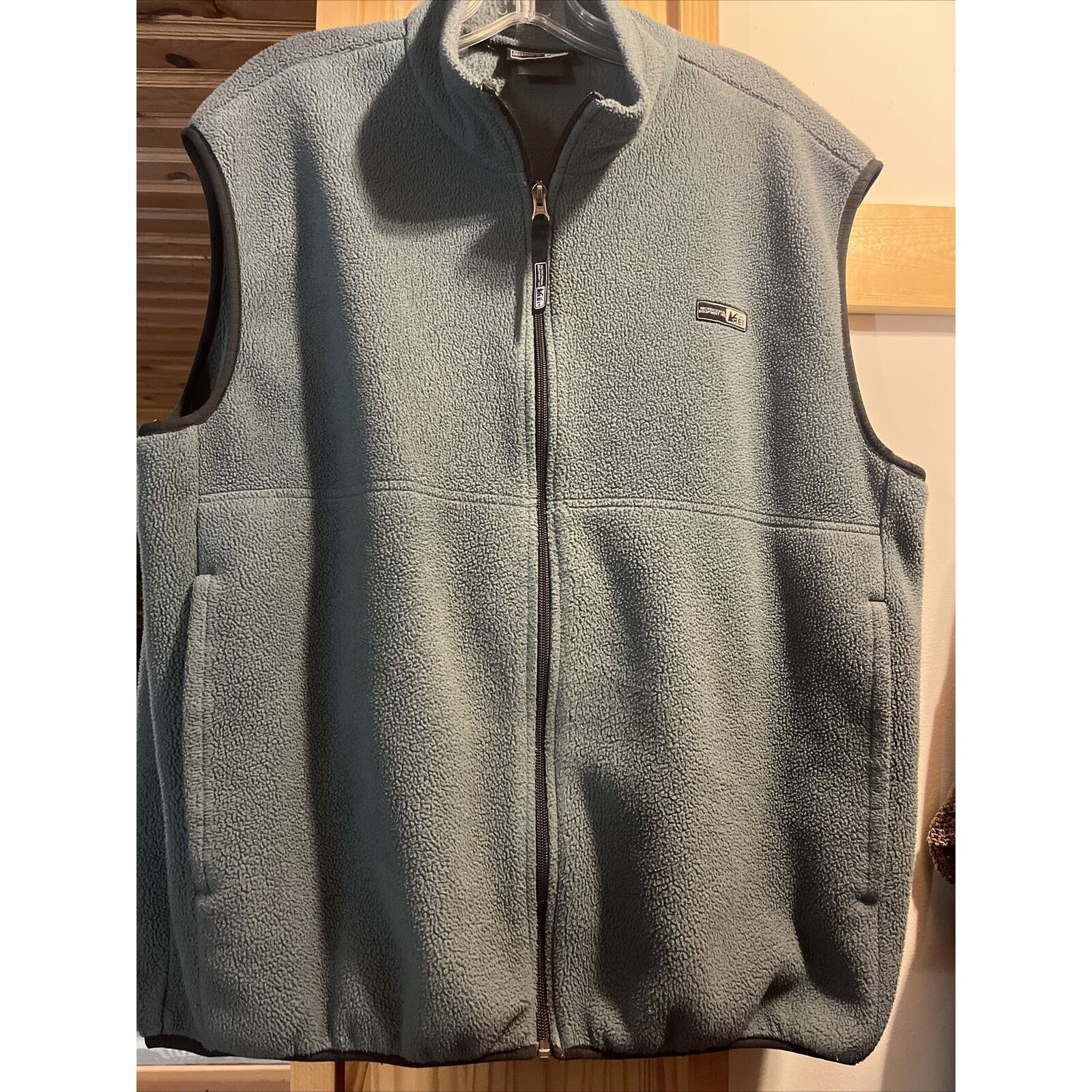Rei REI Men’s XL Forest Green Polartec Zip Polyester Fleece Vest Size US XL / EU 56 / 4 - 6 Thumbnail