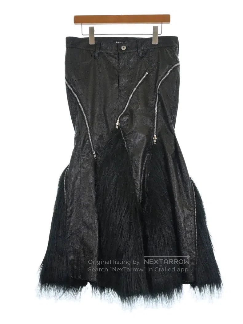 Junya Watanabe Junya Watanabe size M Zippered Faux Fur Skirt Size 24" / US 00 / IT 34 - 1 Thumbnail