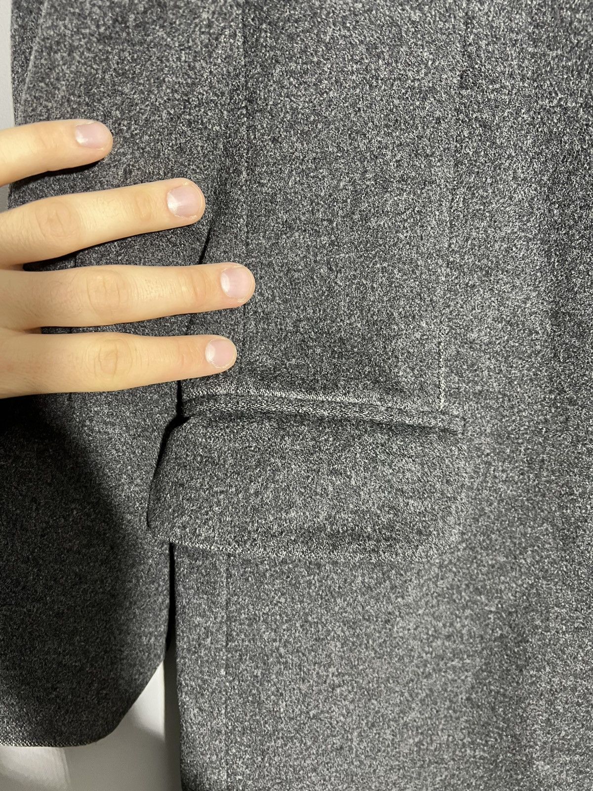 Kenzo × Vintage Vintage Kenzo Homme Wool Gray Coat Jacket Size US M / EU 48-50 / 2 - 5 Thumbnail