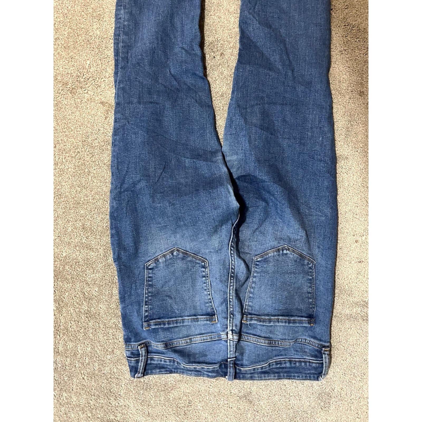 Gap GAP Jeans High Rise Universal Legging Jeans Blue Size 10/30L Distressed Women Skinny Womens Size 30" / US 8 / IT 44 - 5 Thumbnail
