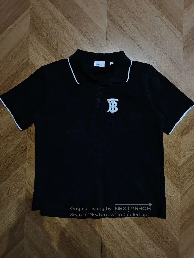 Burberry Burberry Black Polo Shirt with Logo. Size US XS / EU 42 / 0 - 1 Thumbnail