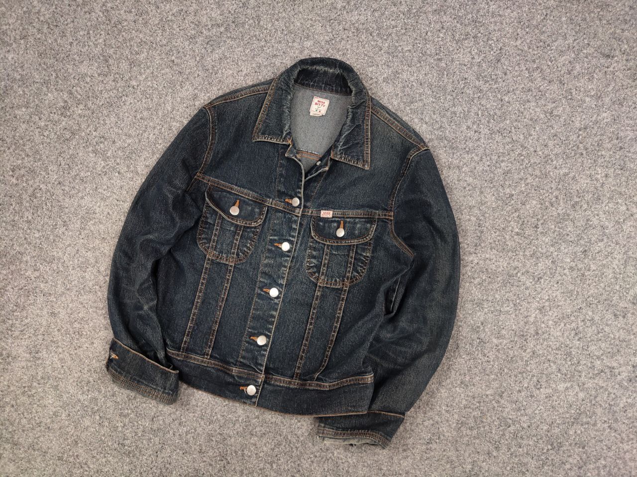 Miss Sixty Vintage Miss Sixty y2k Style Light Blue Denim Button Jacket Size L / US 10 / IT 46 - 3 Thumbnail