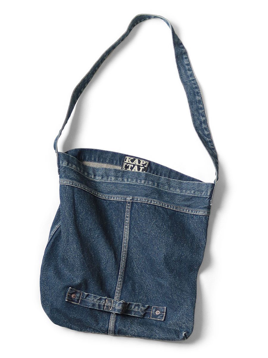 Kapital Kapital 13oz denim T-Back BOOK BAG Shoulder | Grailed