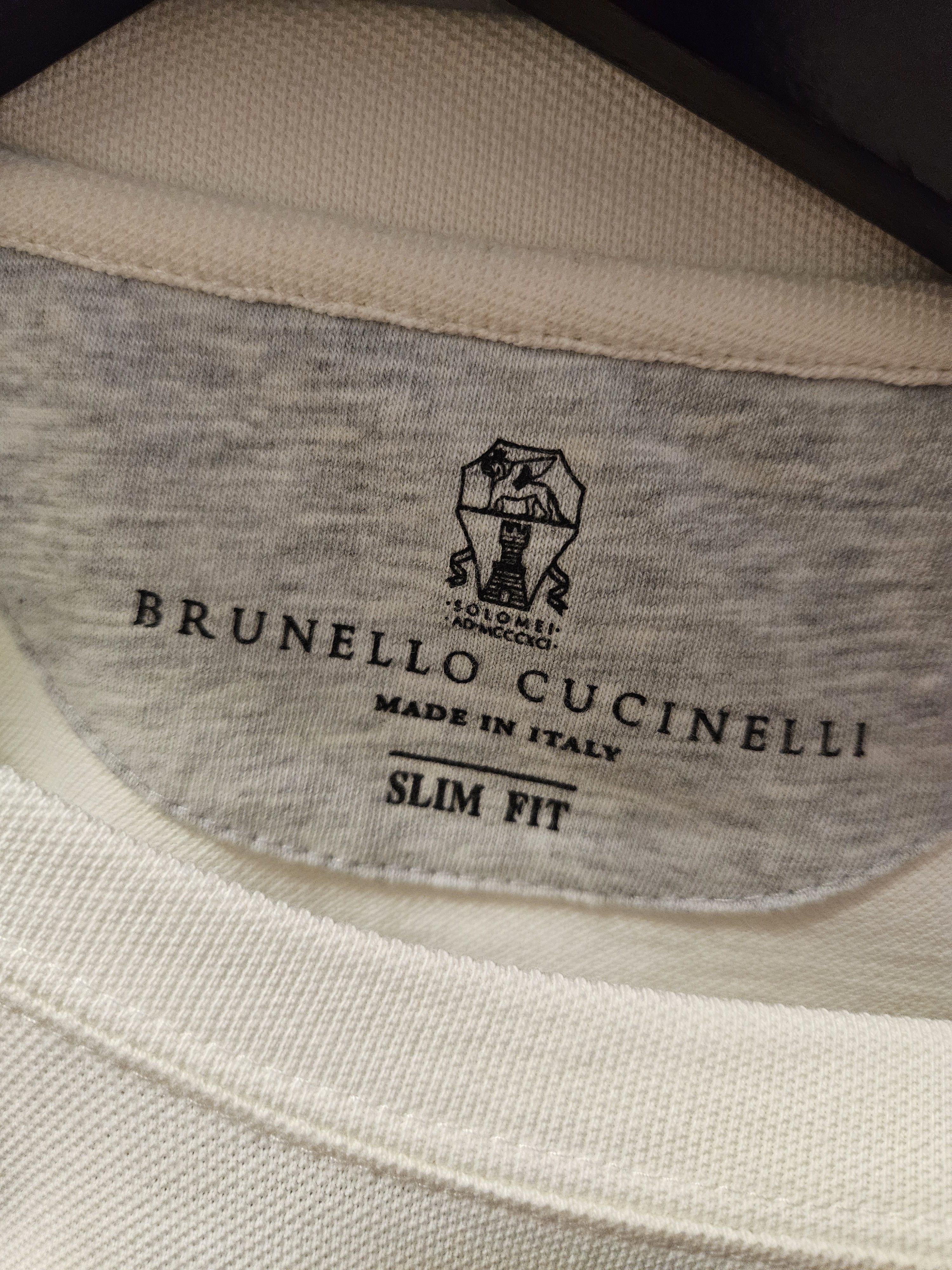 Brunello Cucinelli Slim fit two-tone T-shirt Size US XL / EU 56 / 4 - 3 Thumbnail