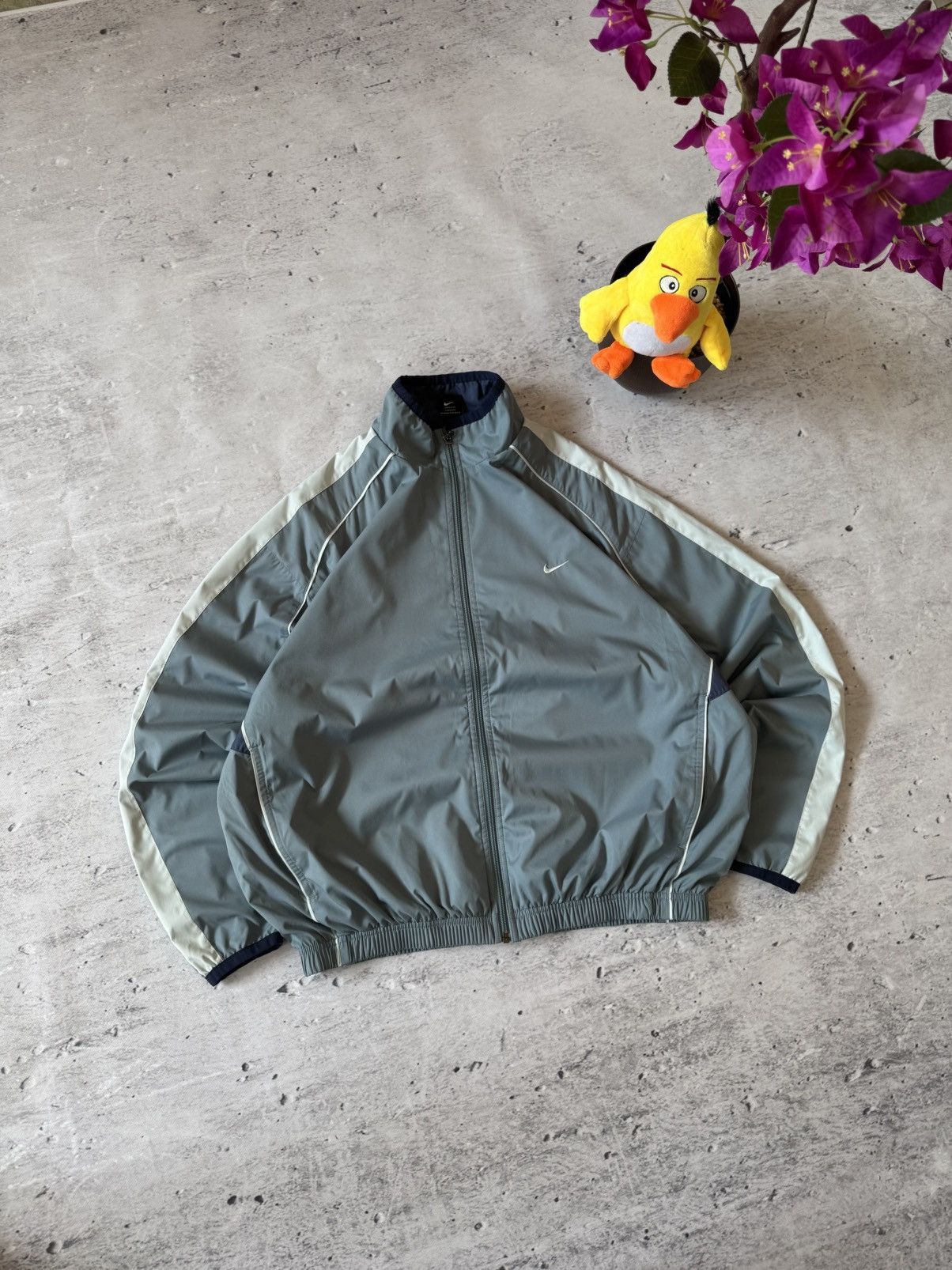 Nike × Vintage NIKE VINTAGE BASIC LOGO OVERSIZE BAGGY LIGHT JACKET Size US L / EU 52-54 / 3 - 1 Thumbnail