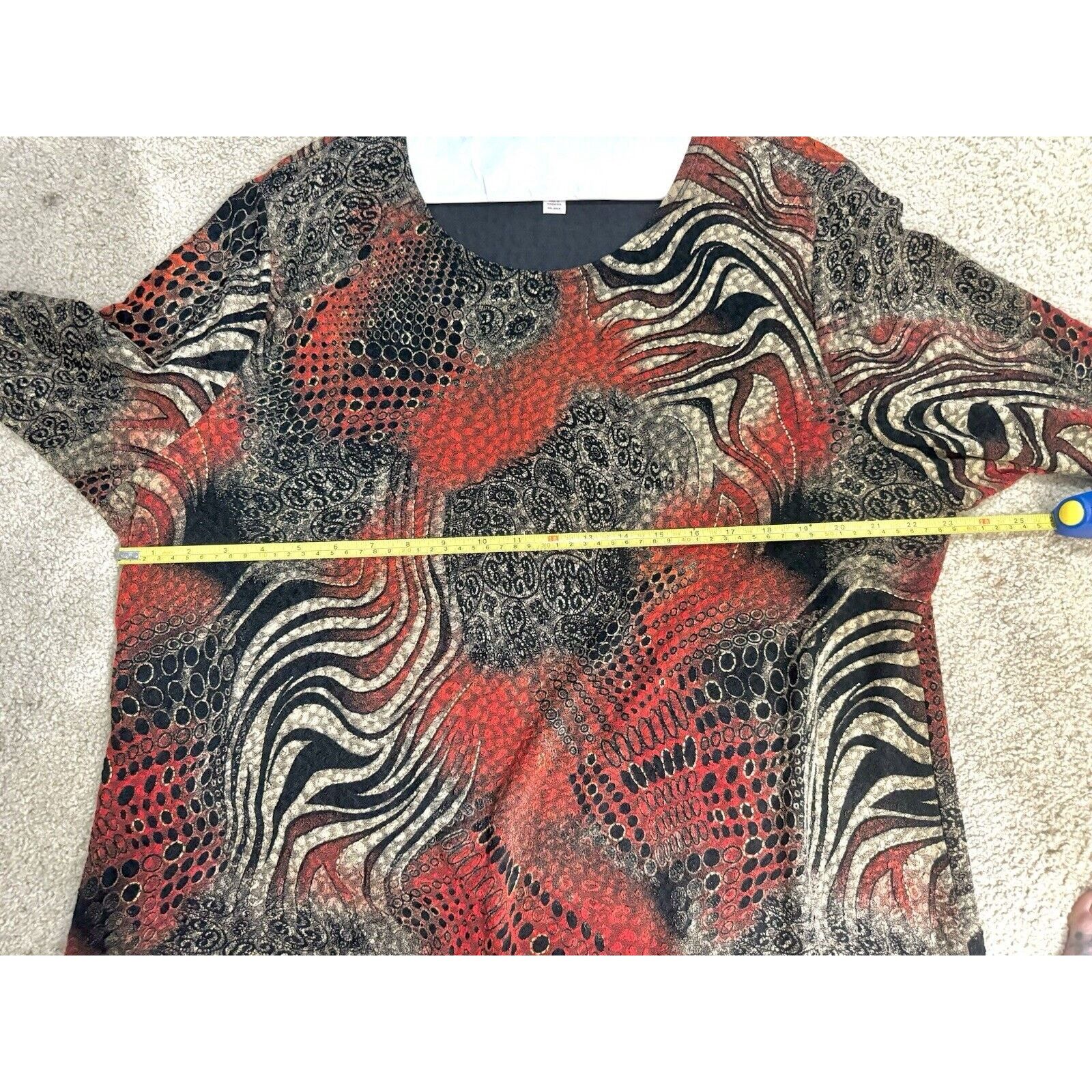 Other JM Collection Women’s Plus Round Neck Blouse - Size 3X Size 3XL / US 20-22 - 8 Thumbnail
