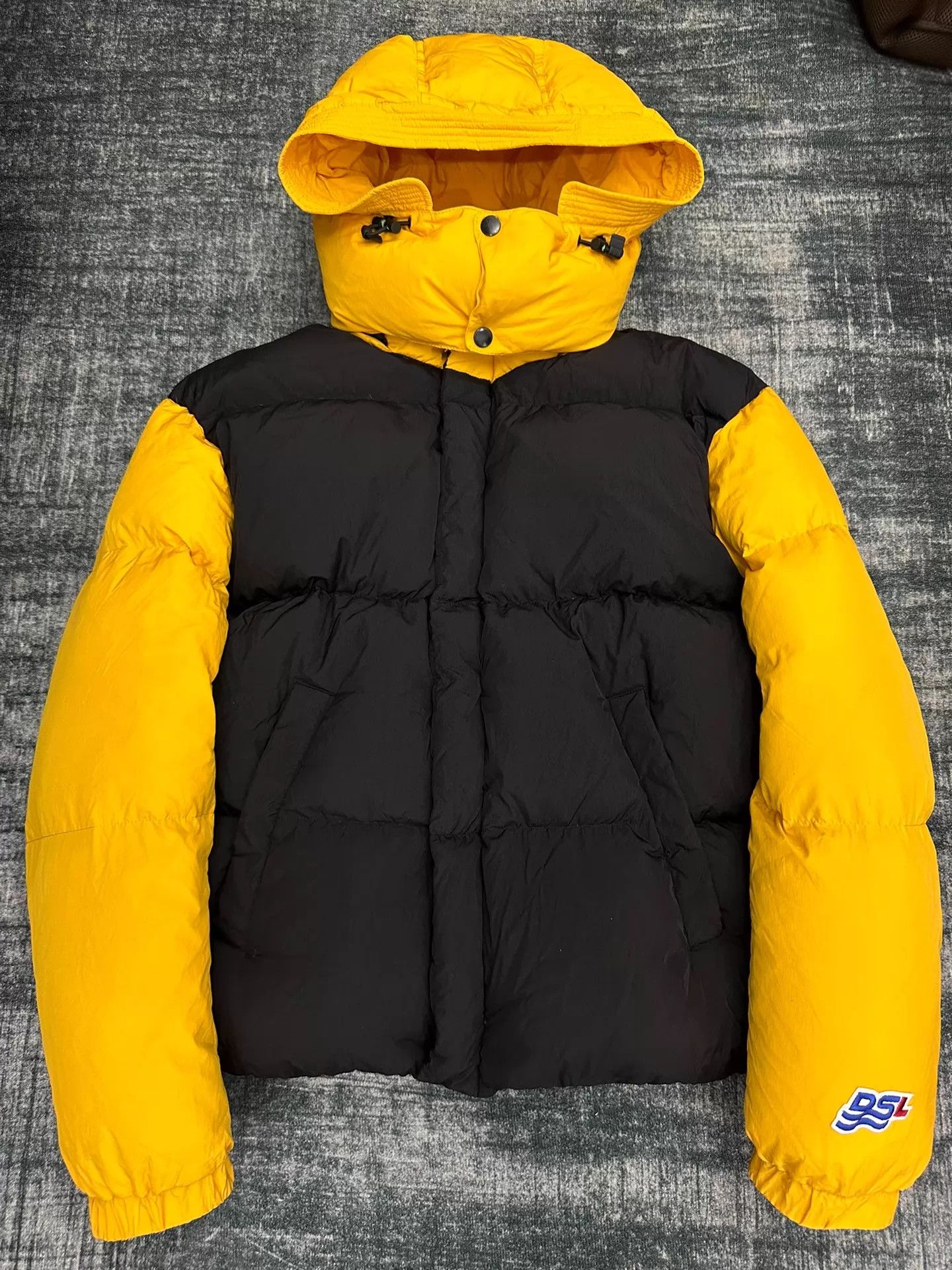 Diesel Diesel 22fw colorblocked hood puffer black-yellow M Size US M / EU 48-50 / 2 - 2 Thumbnail