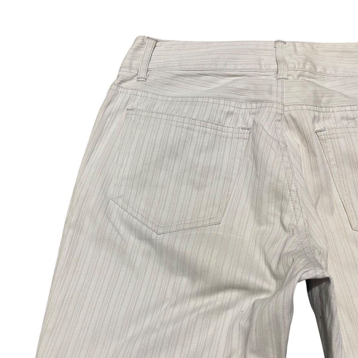 Japanese Brand Tornado mart Striped Flare Jeans Size 26" / US 2 / IT 38 - 11 Thumbnail