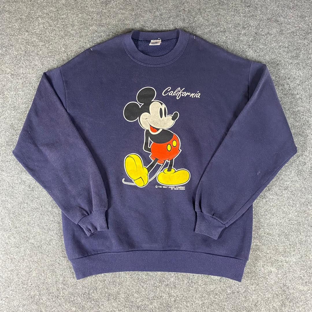 Mickey Mouse Vintage 90s Mickey Mouse Sweatshirt Size US L / EU 52-54 / 3 - 1 Thumbnail