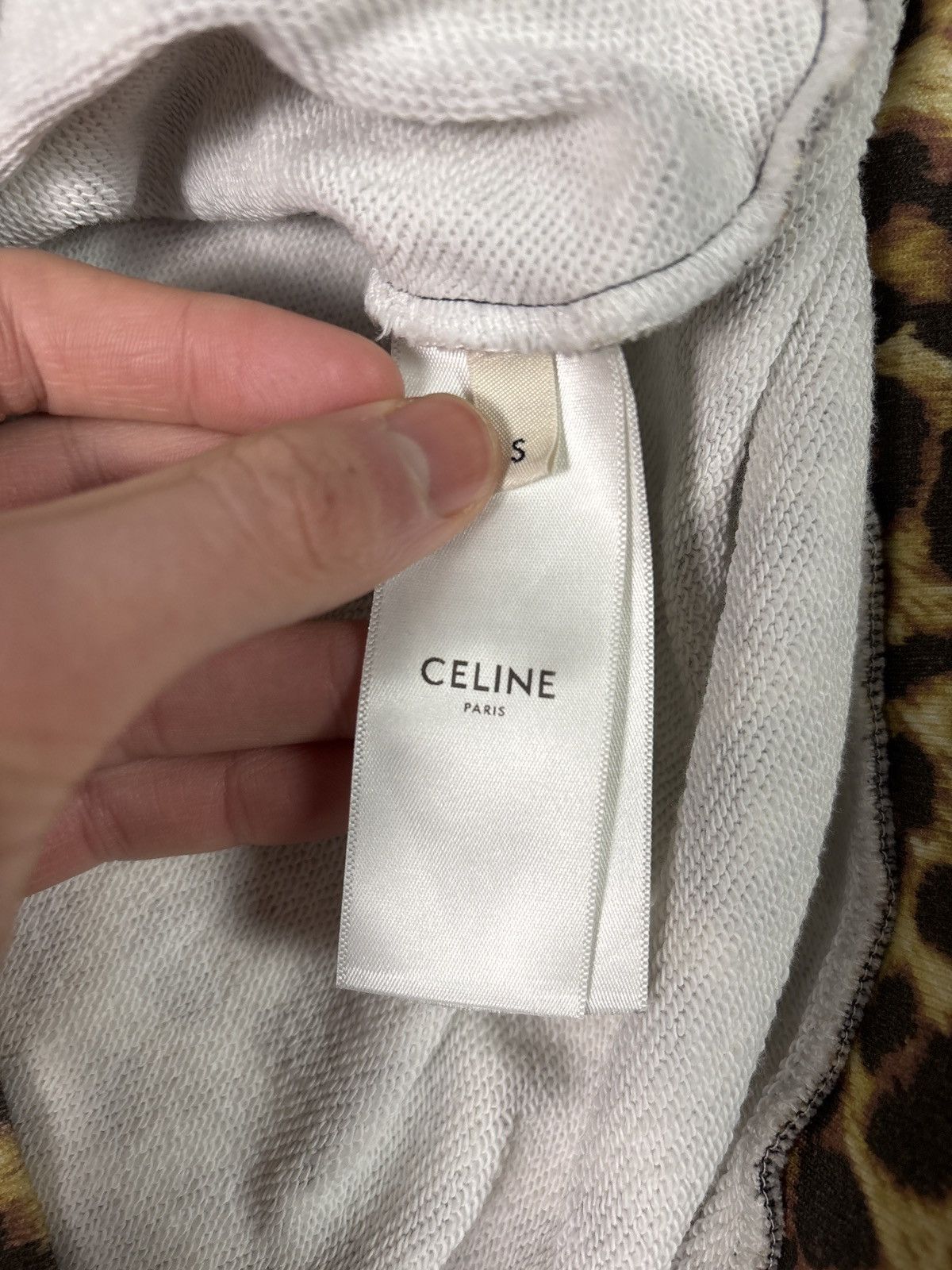 Celine CELINE CHEETAH PRINT HOODIE Size US S / EU 44-46 / 1 - 5 Thumbnail