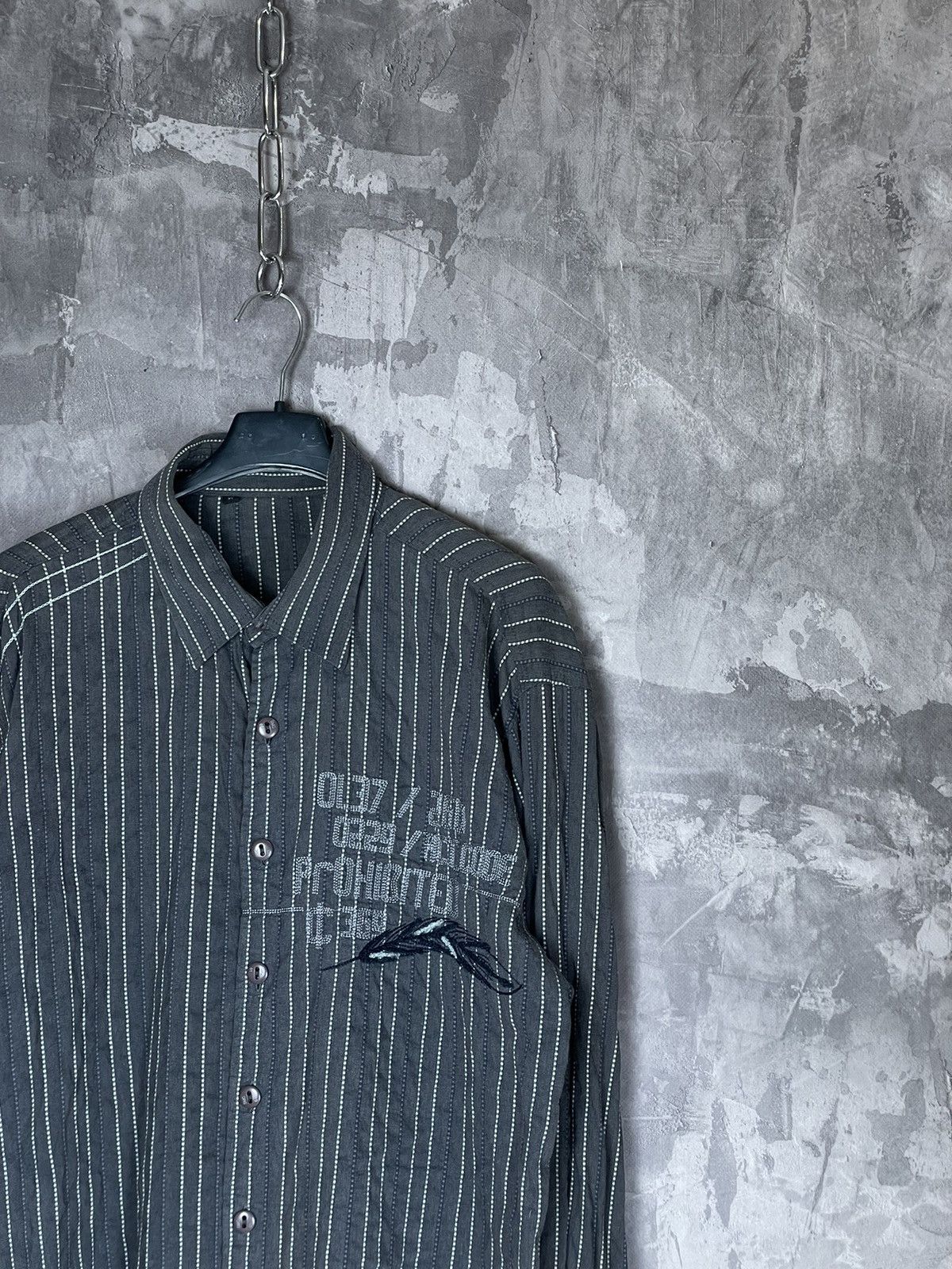 Diesel × Vintage Vintage Y2K Diesel logo Japanese Shirt button up Size US XL / EU 56 / 4 - 8 Thumbnail