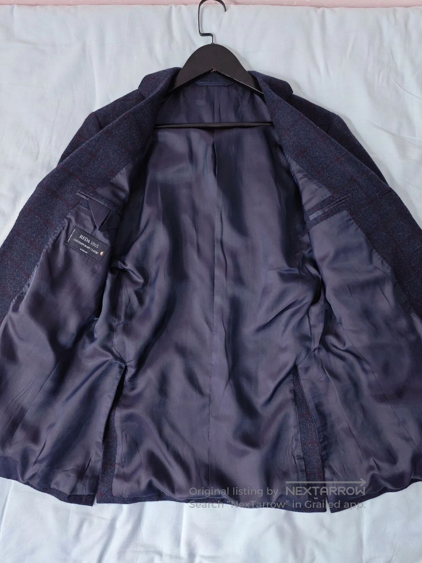Japanese Brand Reda Wool Flannel Suit Jacket. Size US S / EU 44-46 / 1 - 4 Thumbnail