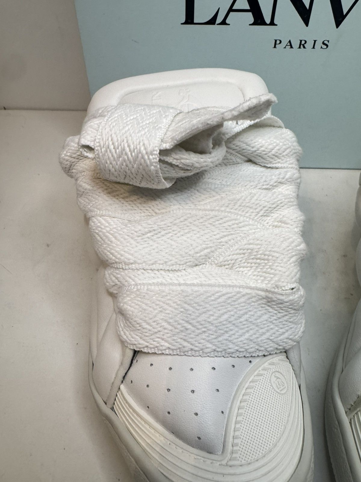 Lanvin Authentic Lanvin Curb XL Sneakers “White” Puff Sz 42/9 Size US 9 / EU 42 - 7 Thumbnail