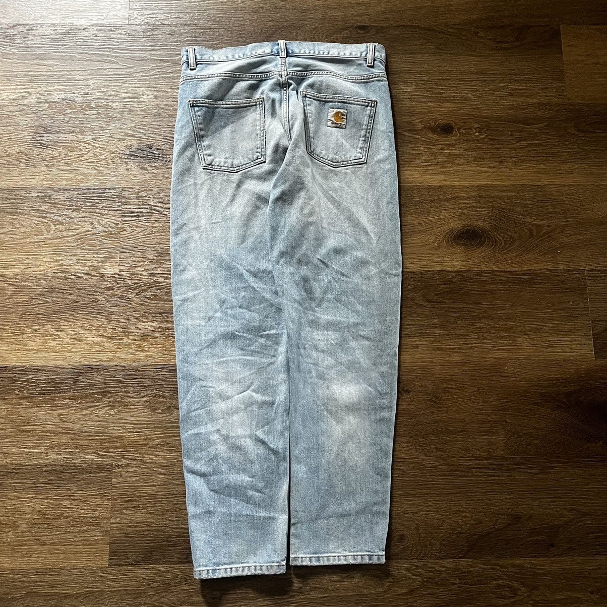 Carhartt Light Wash Denim Carhartt Pants Size US 31 - 5 Thumbnail