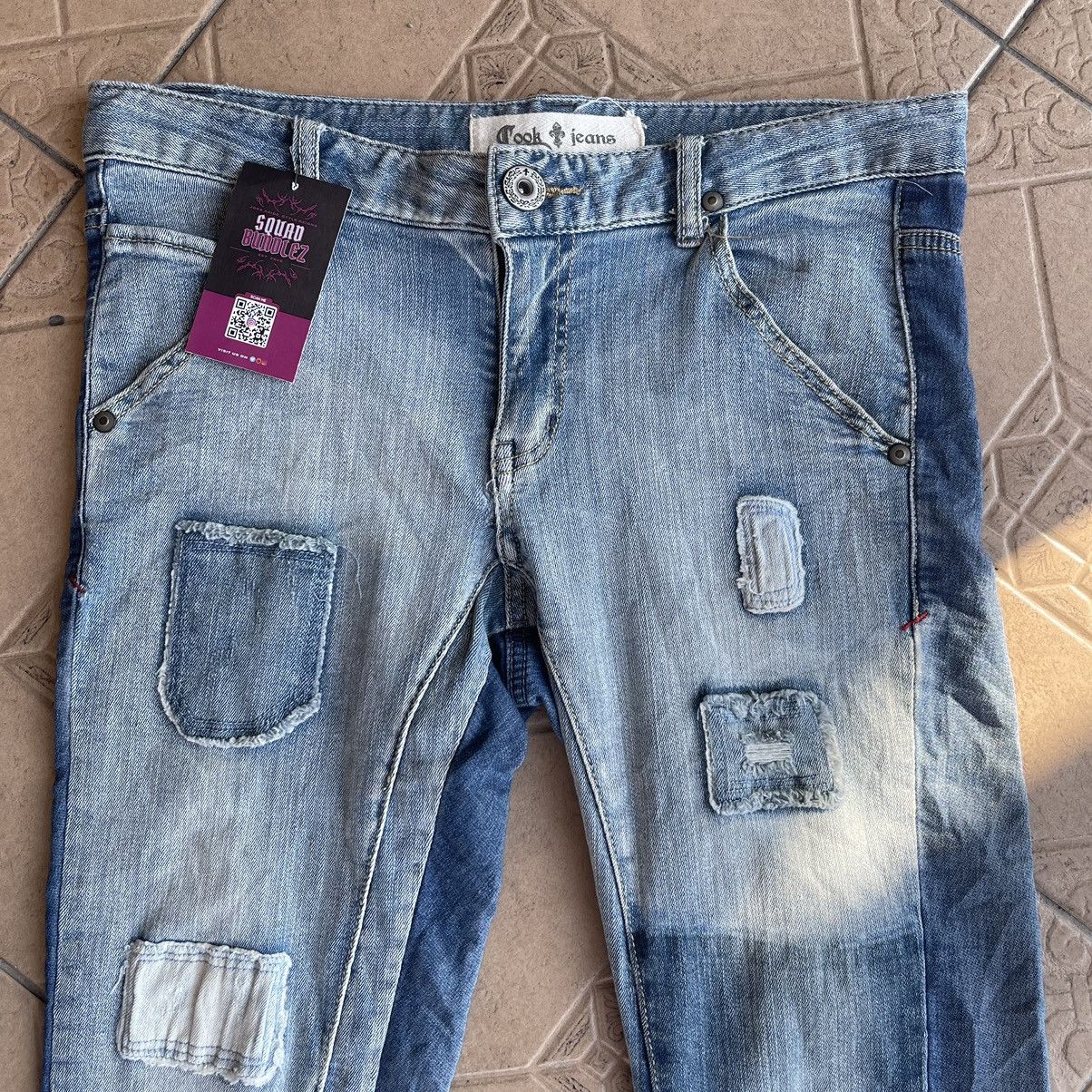 Designer × Japanese Brand Jeans Patchwork Cook Jeans Sim Fit Size 30’ Size 30" / US 8 / IT 44 - 2 Thumbnail