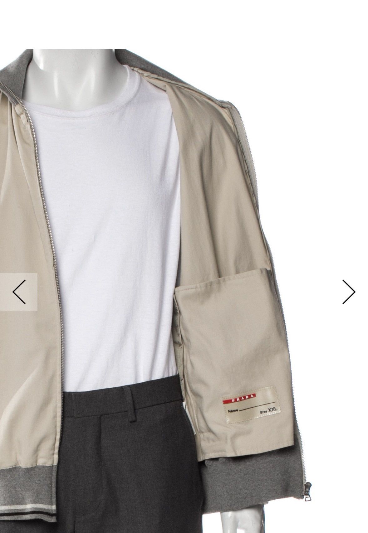 Prada 2000s Vintage Prada Sport Cotton Tracktop Size 54 Size US L / EU 52-54 / 3 - 20 Thumbnail