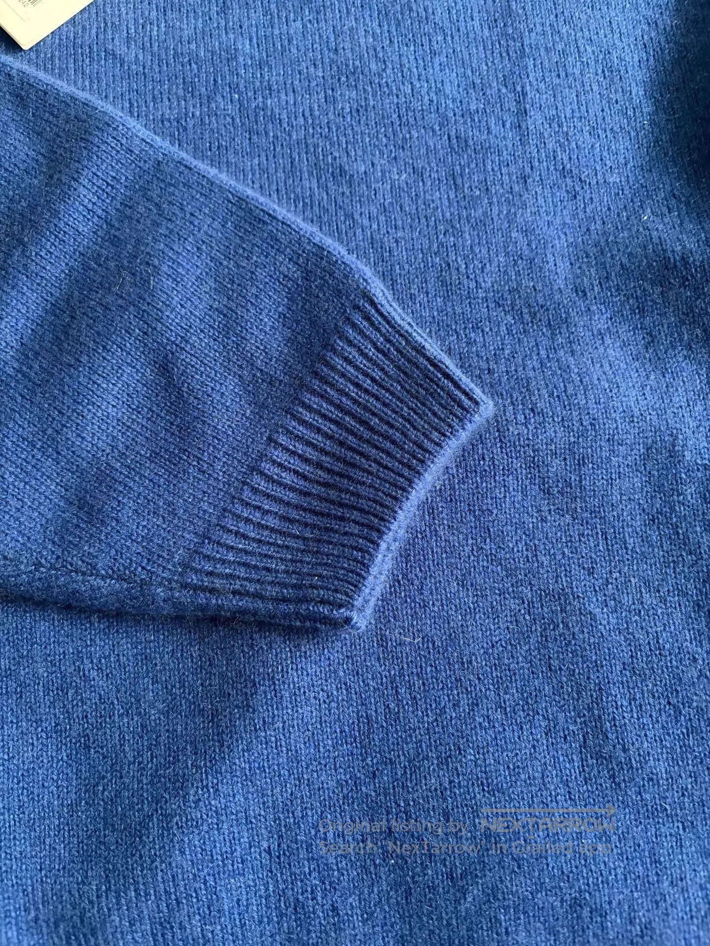 Auralee Blue Long Sleeve Sweater Size L. Size US L / EU 52-54 / 3 - 5 Thumbnail