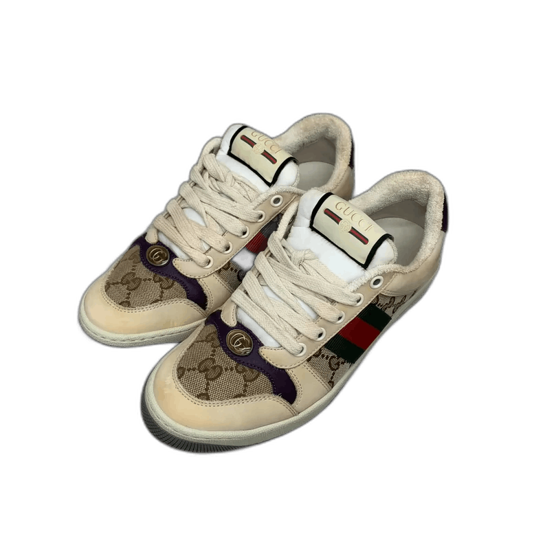 Gucci Gucci Brown Sneakers Size 36.5 for Sale Size US 5 / EU 37 - 1 Thumbnail