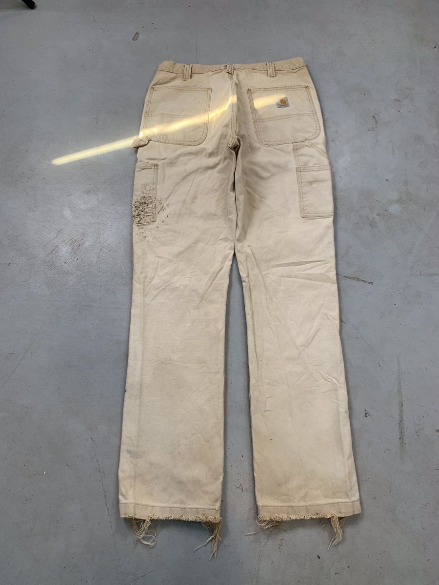Carhartt Vintage Carharttt B01 BRN sun-fade double knee workwear Size US 32 / EU 48 - 2 Thumbnail